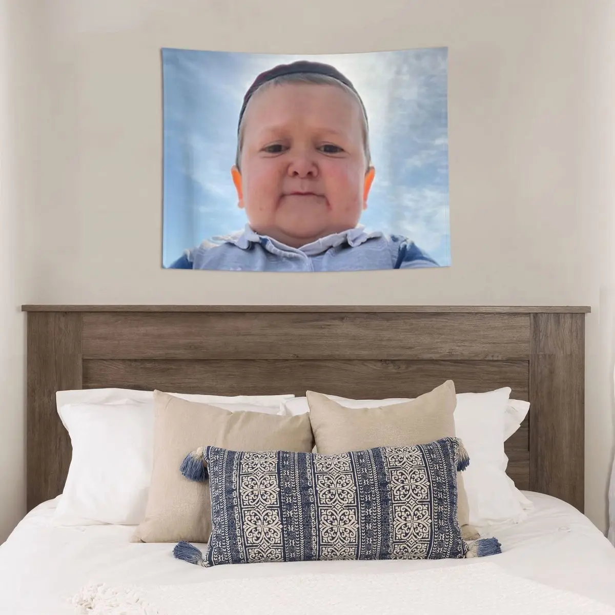 Personalizzato Hasbulla Hasbullah Smile arazzi per camera da letto dormitorio Hippie appeso a parete arazzo decorazioni per la casa