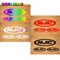 3x High Quality Decorative Car Decals HJC Decals Vinyl Auto Parts Window Trunk Motorcycle Helmet Boutique Decals PVC