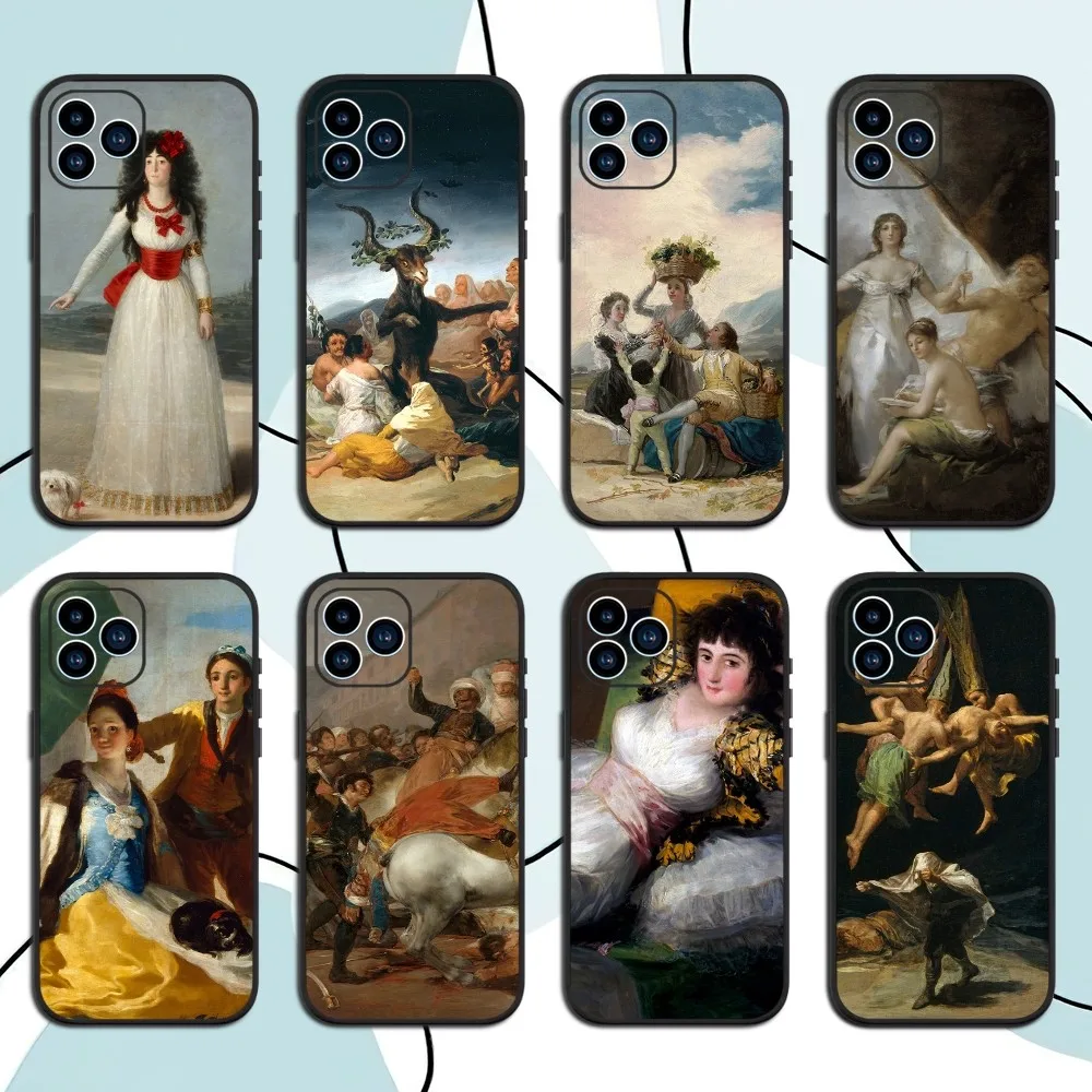 Art Francisco Goya Phone Case  For Samsung Galaxy S24 S23 S22 S21 S20 Ultra Plus S20FE FE Cover