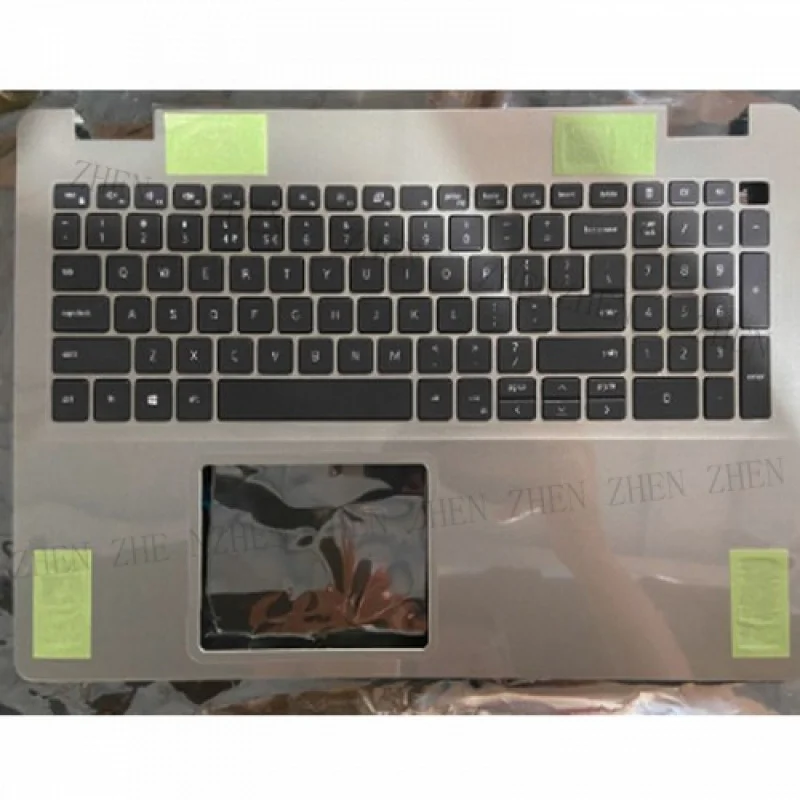 

Y ДЛЯ Dell Inspiron 15 3501 3505, клавиатура, упор для рук, рамка для клавиатуры с клавиатурой, серебристая