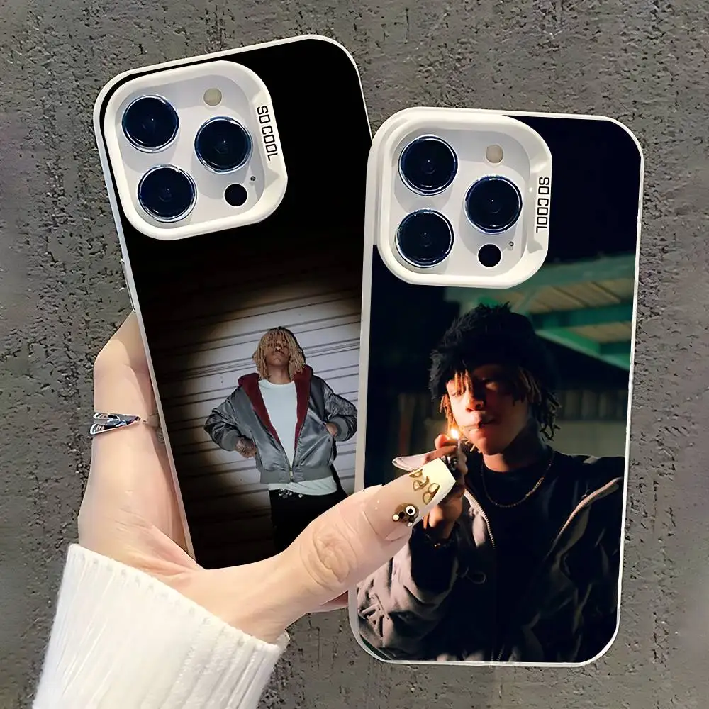 Rapper Rich A-Amiri Phone Case For iPhone 17,16,15,14,13,12,11,Pro,XS,Max,Plus,Mini,SE White Candy Matte Shockproof Cover