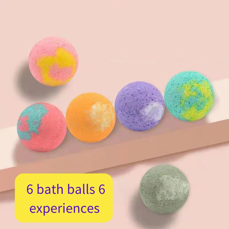 Children\'s Toy Bath Salt Ball Bubble Bath Baby Bath Moisturizing Perfume Aromatherapy Spa Salt Ball Skin Care Cute Ornament