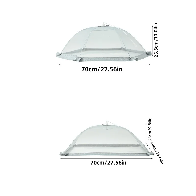 1Pc/ Household Dining Table Cover, Insect-Proof and Mosquito-Proof Kitchen Food Cover, Food Net Cover, Food Umbrella