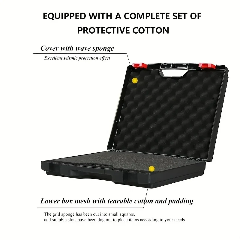 ポータブルツール収納ボックス機器器具プラスチック安全ボックス多機能ハードウェアツールスーツケース保護ボックス