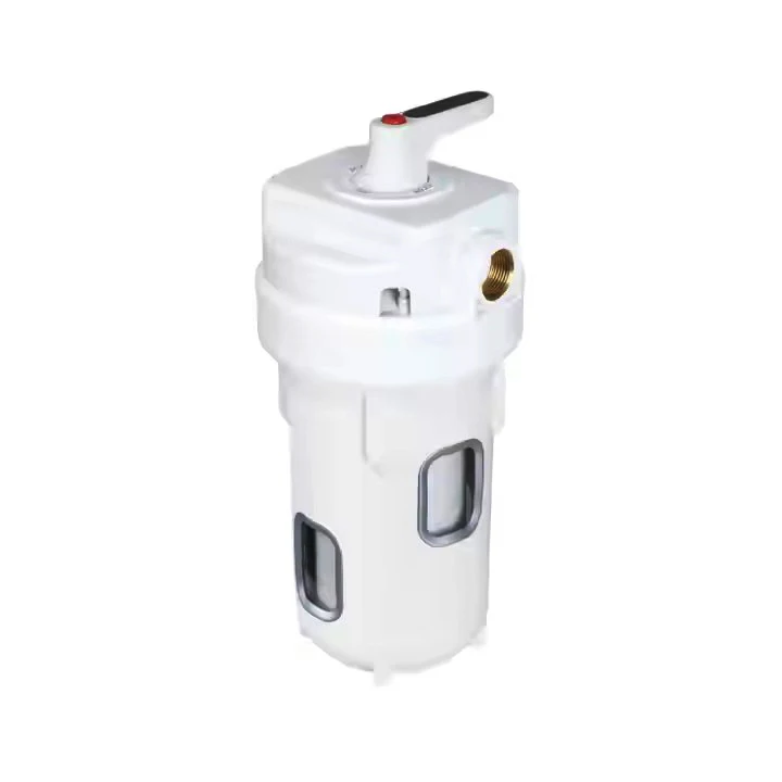 Double Housing White & Transparent Visual Window Pre Water Filter Whole House Water Purifier System Sediment for Household Use