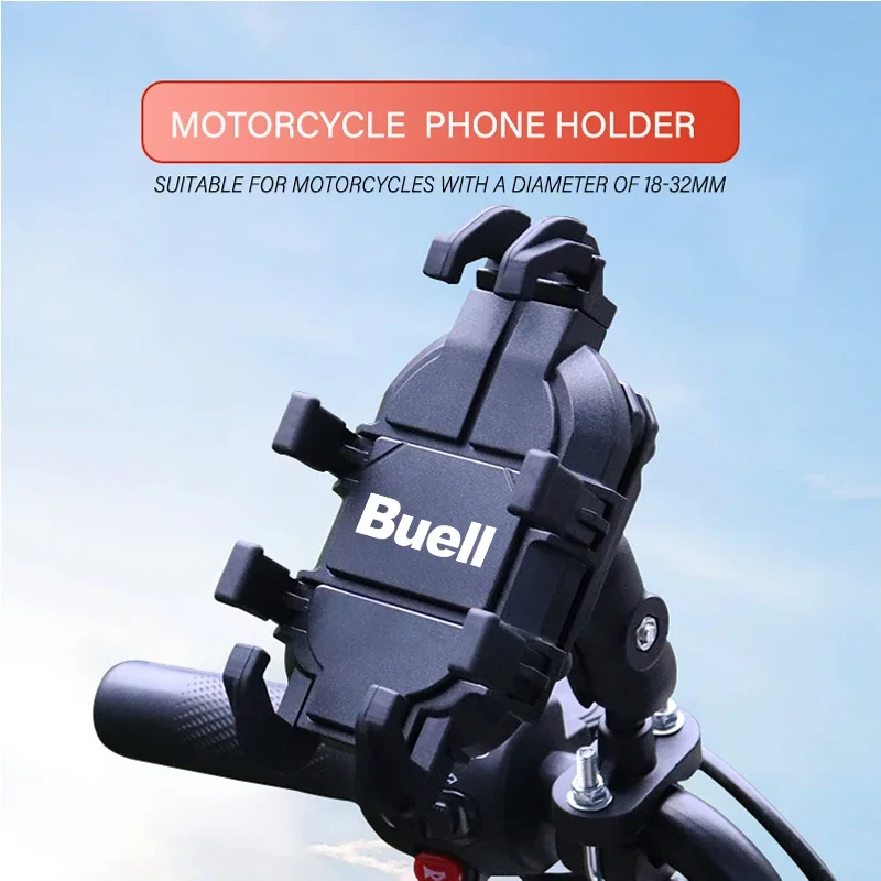 

For Buell 1125R 1125Cr X1 Xb9r Xb9 Ulysses Xb12x 2024 2025 LOGO Free Rotating Shock Absorber Anti Slip Metal Motorcycle Bracket