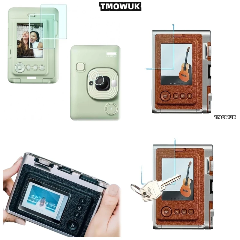 

For Fujifilm Instax Mini LiPlay - Tempered Glass Protective Film For Display - LCD Screen Protection Accessories