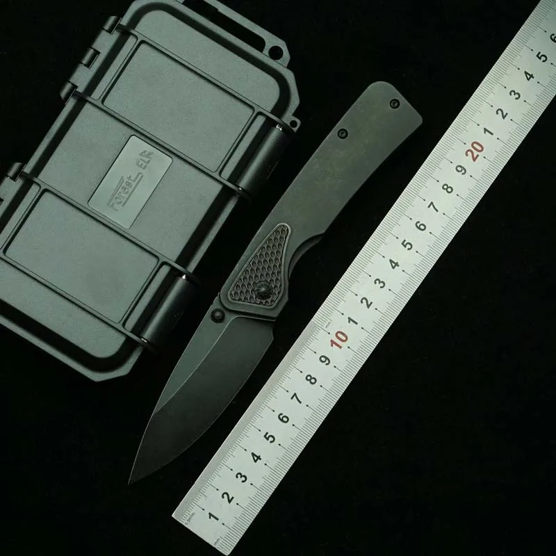 

2025 New Rattlesnak F03 Real M390 Blade Titanium Handle Outdoor Camping Hunting Kitchen Survival Pocket EDC Tool Folding Knife