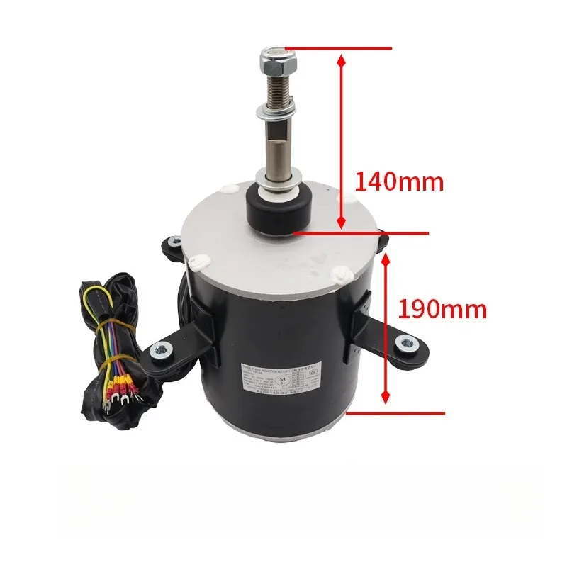 محرك HVAC منخفض الضوضاء 380 فولت 750 وات SW750B 50 هرتز/3A 700 دورة في الدقيقة لضاغط التيار المتردد/وحدات المبرد وأنظمة التعامل مع الهواء الصناعي