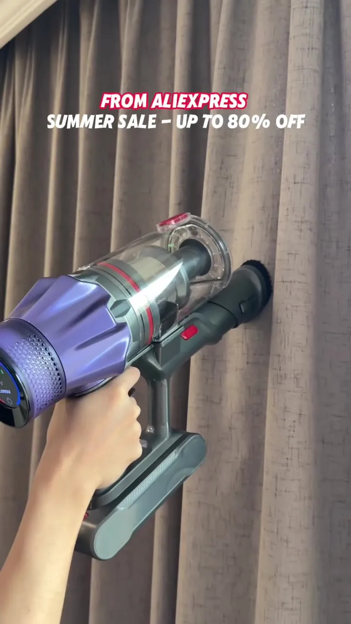 Laresar V7 500W 50KPA Suction Power Cordless Vacuum Cleaner  Handheld smart Home appliance Removable Battery Dust Cup