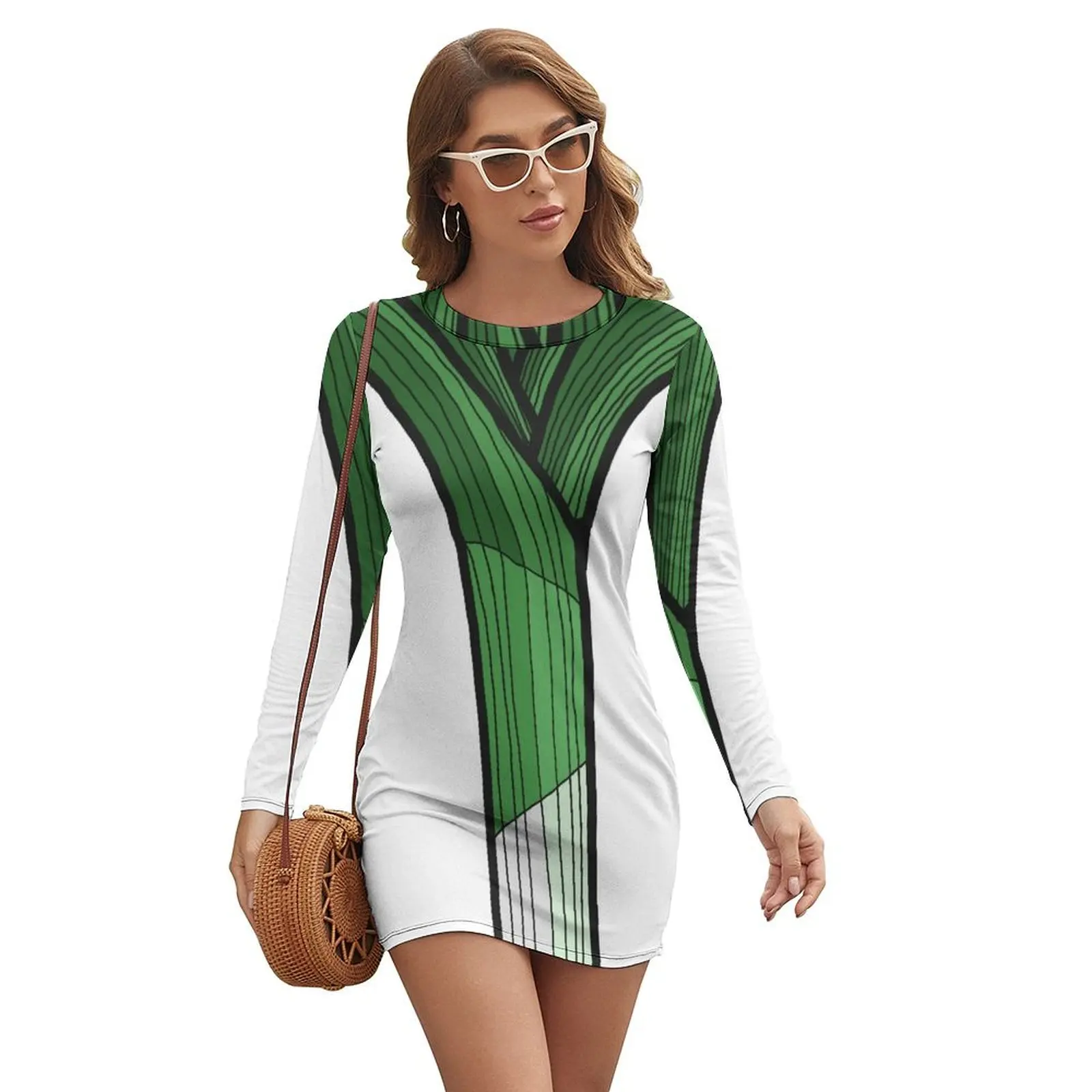 

leek Long-sleeved Dress Woman clothes dresses for women 2024 Summer dresses for women