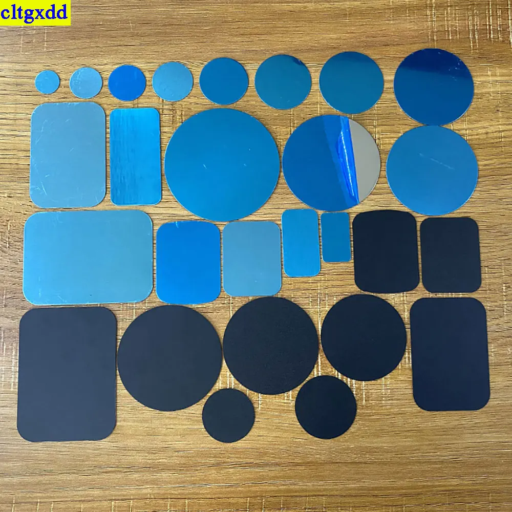 cltgxdd 10piece round square metal plate magnetic patch FOR Xiaomi, Huawei, Samsung universal mobile phone car magnetic bracket