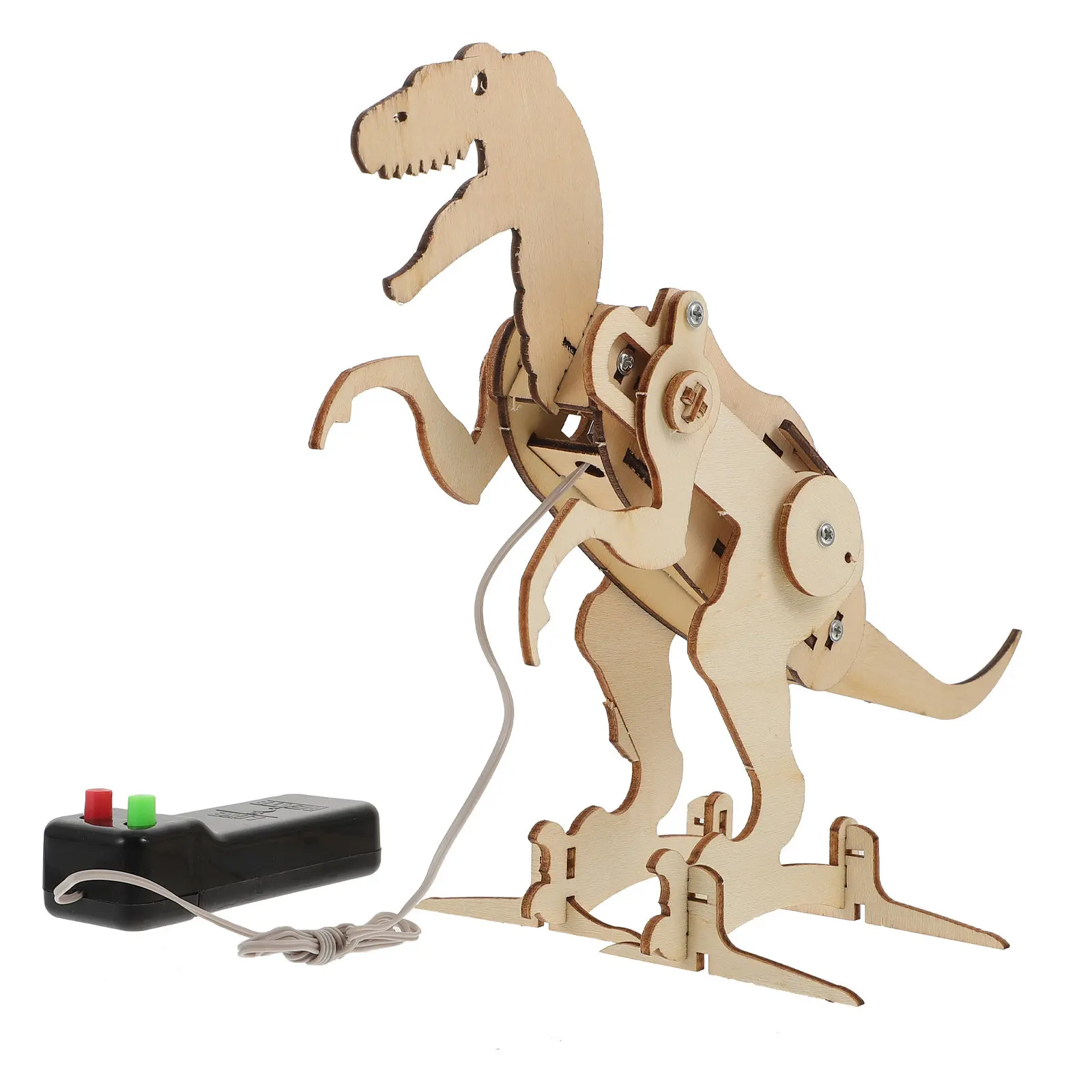 

1Set Mechanical Tyrannosaurus Children DIY Educational Play Enhance Science Knowledge Hand Skills Room