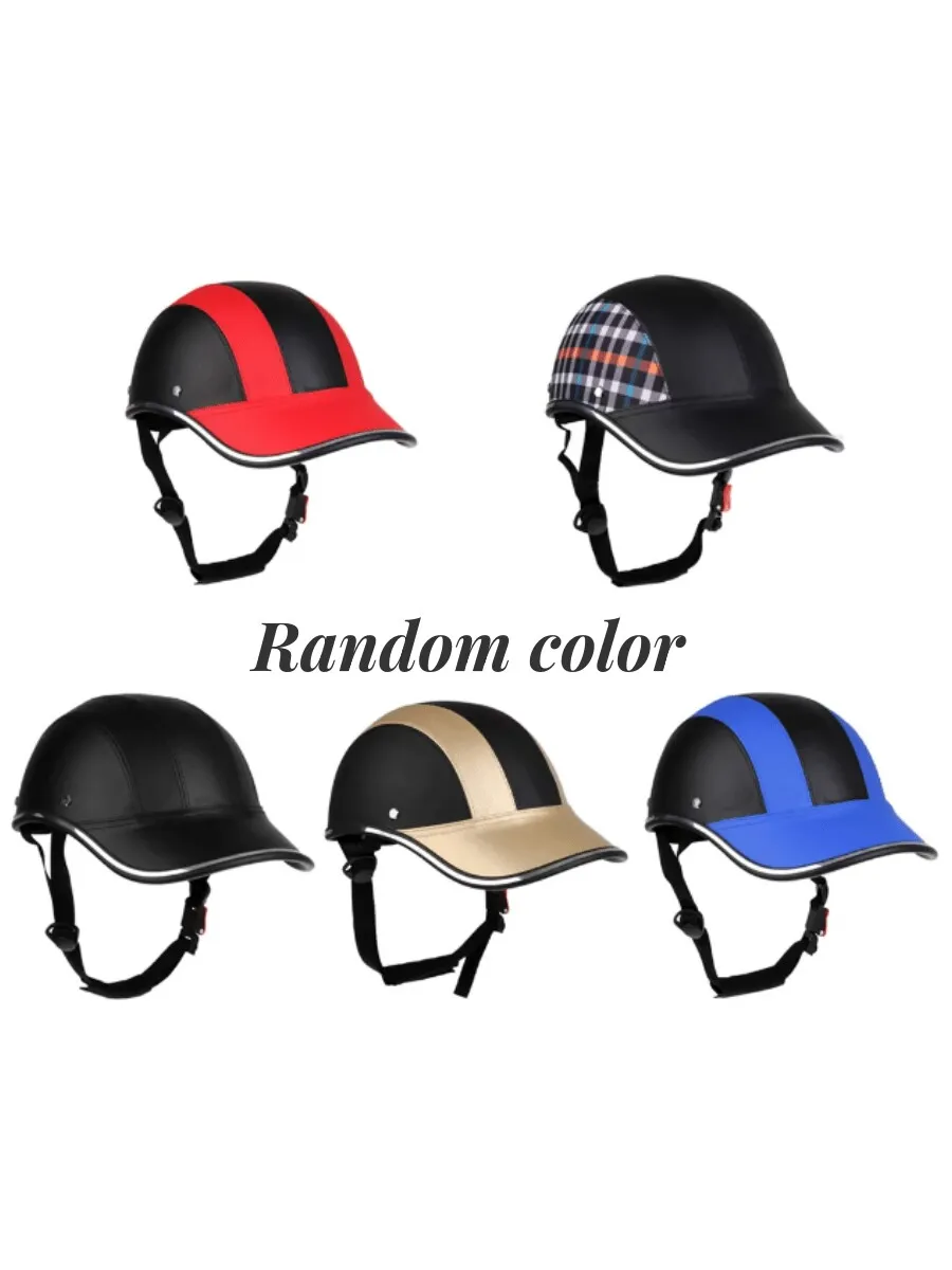 1PCS Adjustable Bike Helmet Men Women Anti-UV Skateboard Safety Baseball Cap Cycling Bicycle Helmet for Motocross Outdoor Sports