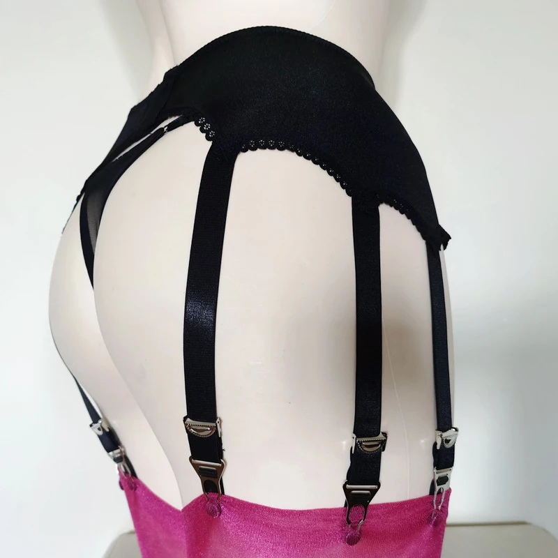 Hoge Taille Jarretellegordel Vrouwen Smoothy Sexy Jarretel 10 Bandjes Jarretels voor Kousen Nachtclub Exotische Lingerie S-3XL