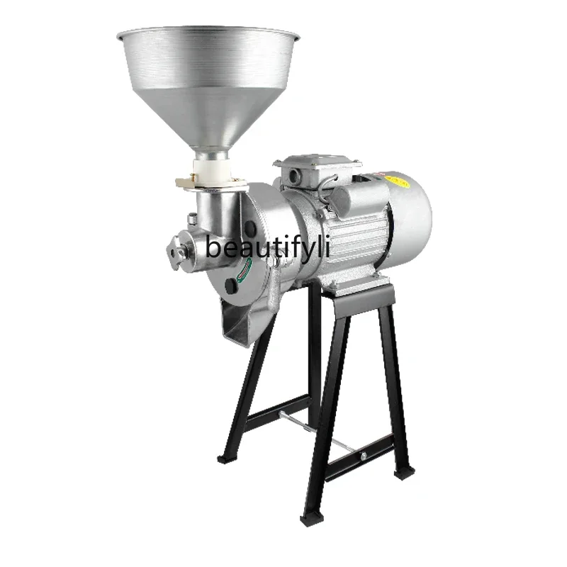 

Grinder Commercial Rice Milk Machine Household Grinding Automatic Stone Grinding Rice Powder Machine Dry and Wet