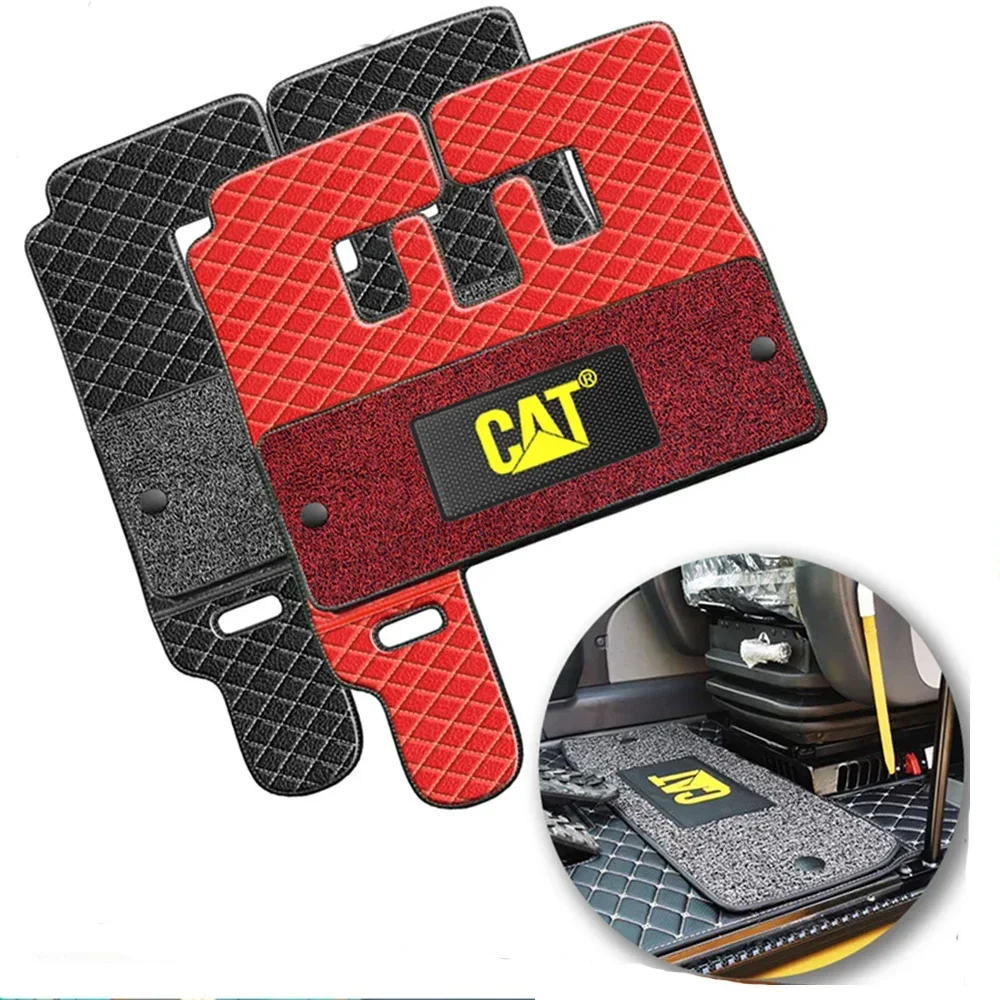 For Caterpillar CAT E312D 313 315 318 320 323 324 325 Cab Rubber Excavator Flooring Excavator Mat