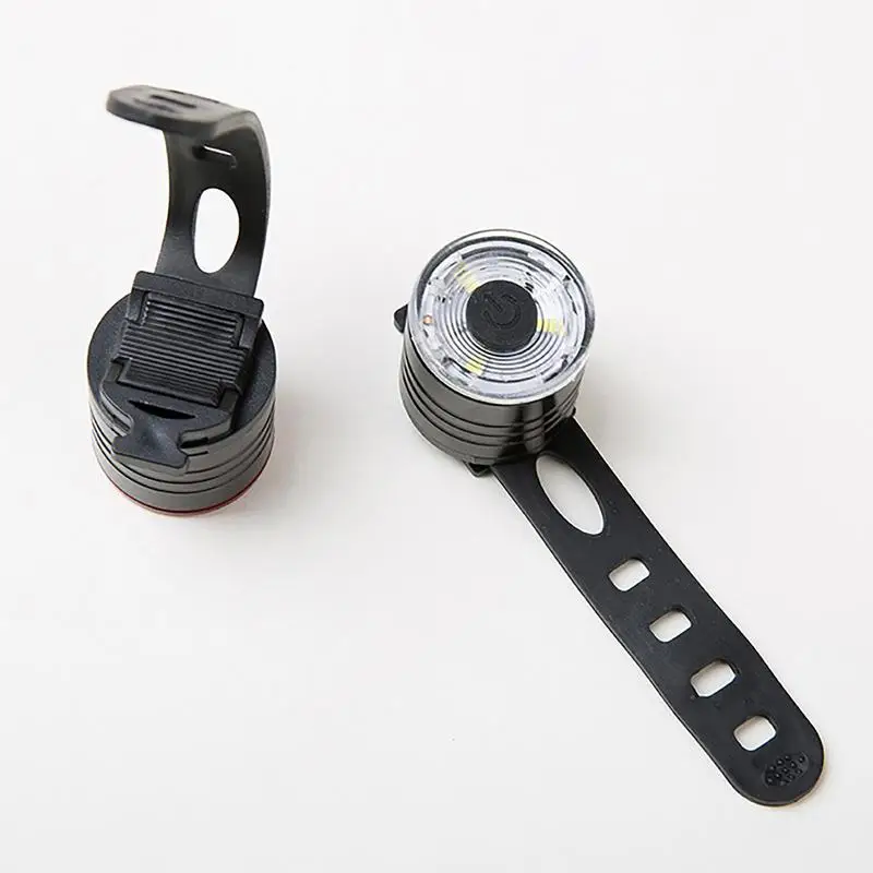 Farol de bicicleta a pilhas, Ciclismo Luz Traseira, Farol de LED, Lâmpada traseira, Impermeável, Destacável, MTB, Bicicleta, Noite