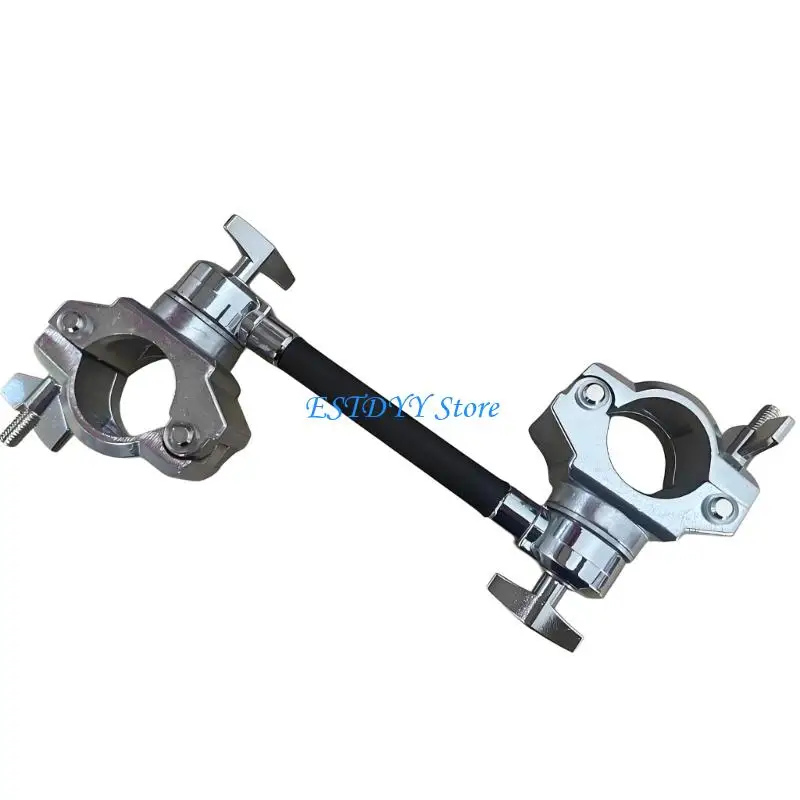 G6DE Professional Drum Stand Rotating Tube Clamp Alloy Construction for Drum Use
