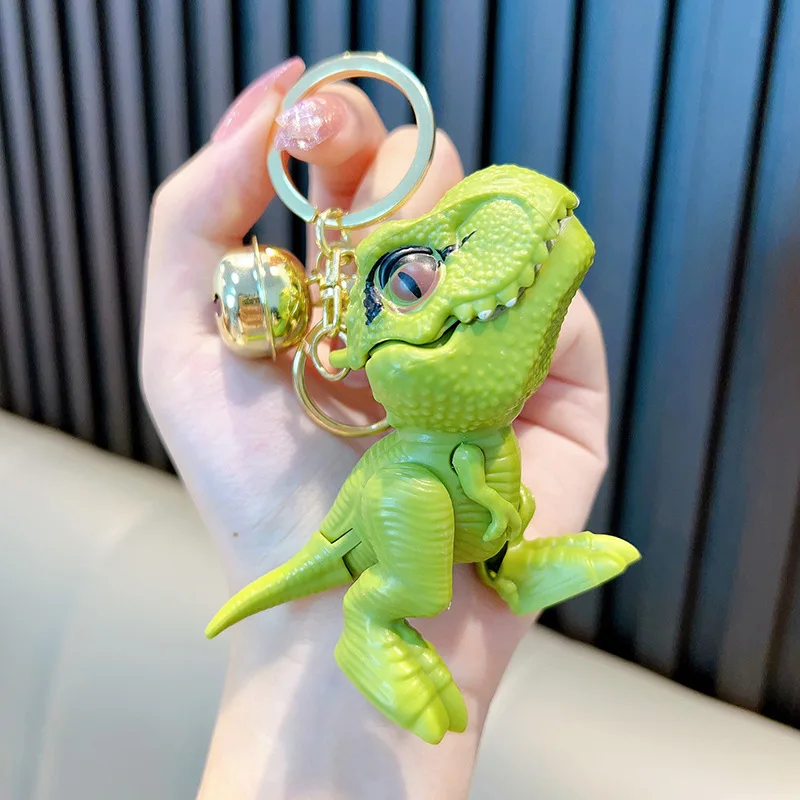 1 Pcs New Tyrannosaurus Rex Bite Hand Toy Keychain Creative Dinosaur Pendant Couple Backpack Pendant Small Gift