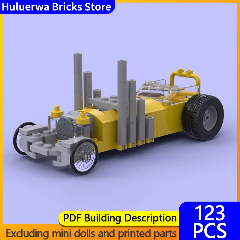 

Speed Hypercar Model MOC Building Bricks High-Speed Modified Car Modular Technology Gifts Holiday Assemble Children Toys Suit