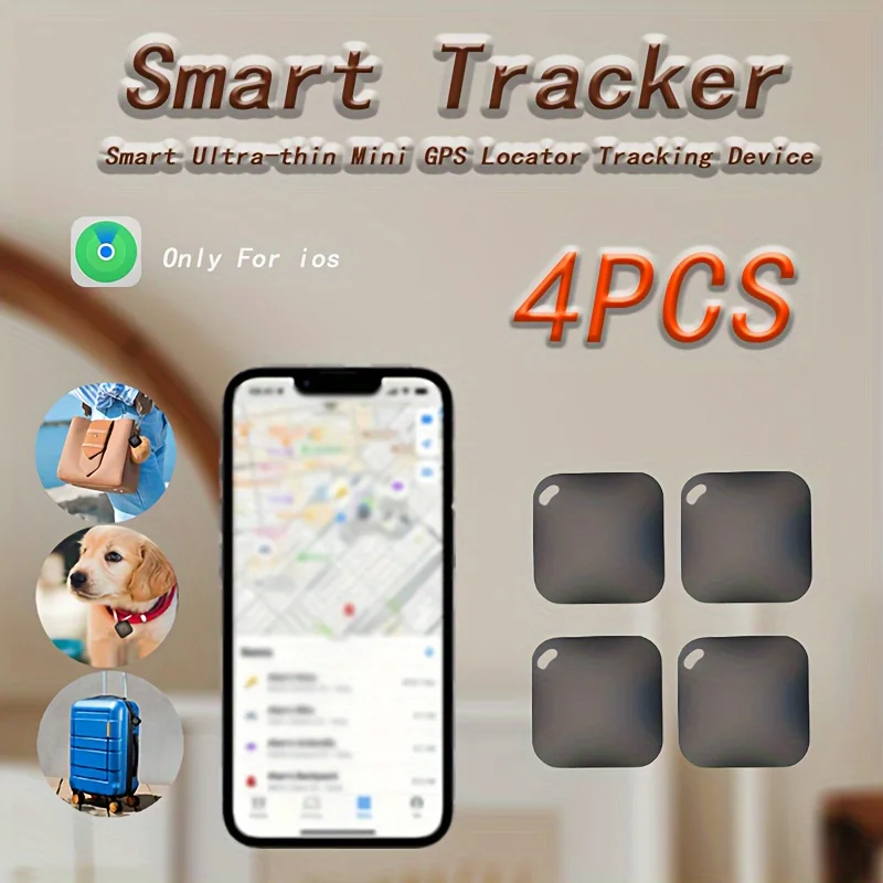 4PCS Tracking Device For Apple Find My Key Smart iTag Child Finder Pet Car GPS Lost Tracker Smart Bluetooth Tracker IOS System