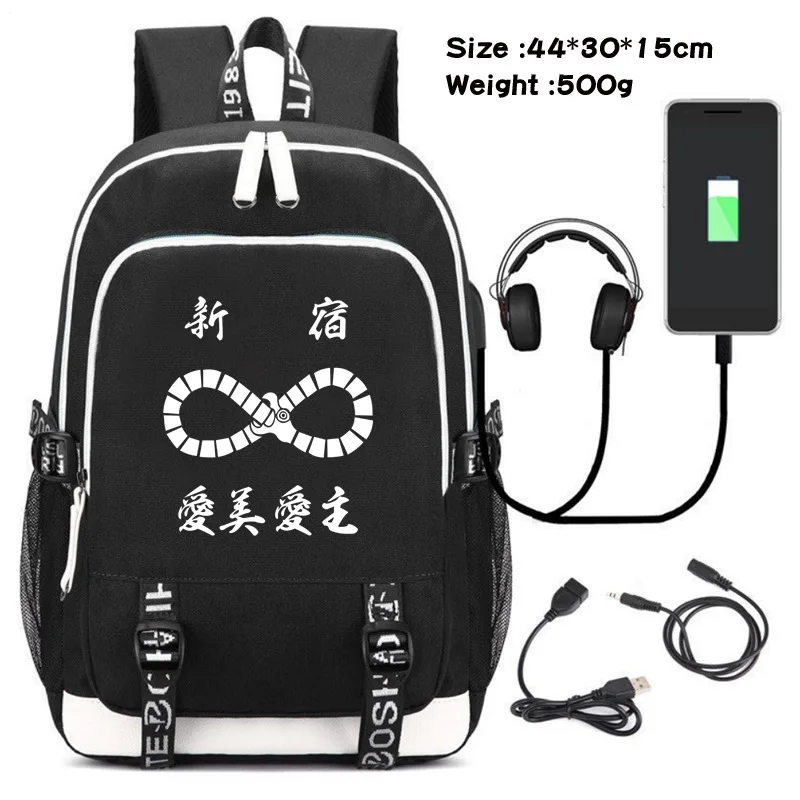 Anime Tokyo Revengers Cartoon Backpack Student School Bag Satchel Laptop Travel Rucksack Daypack