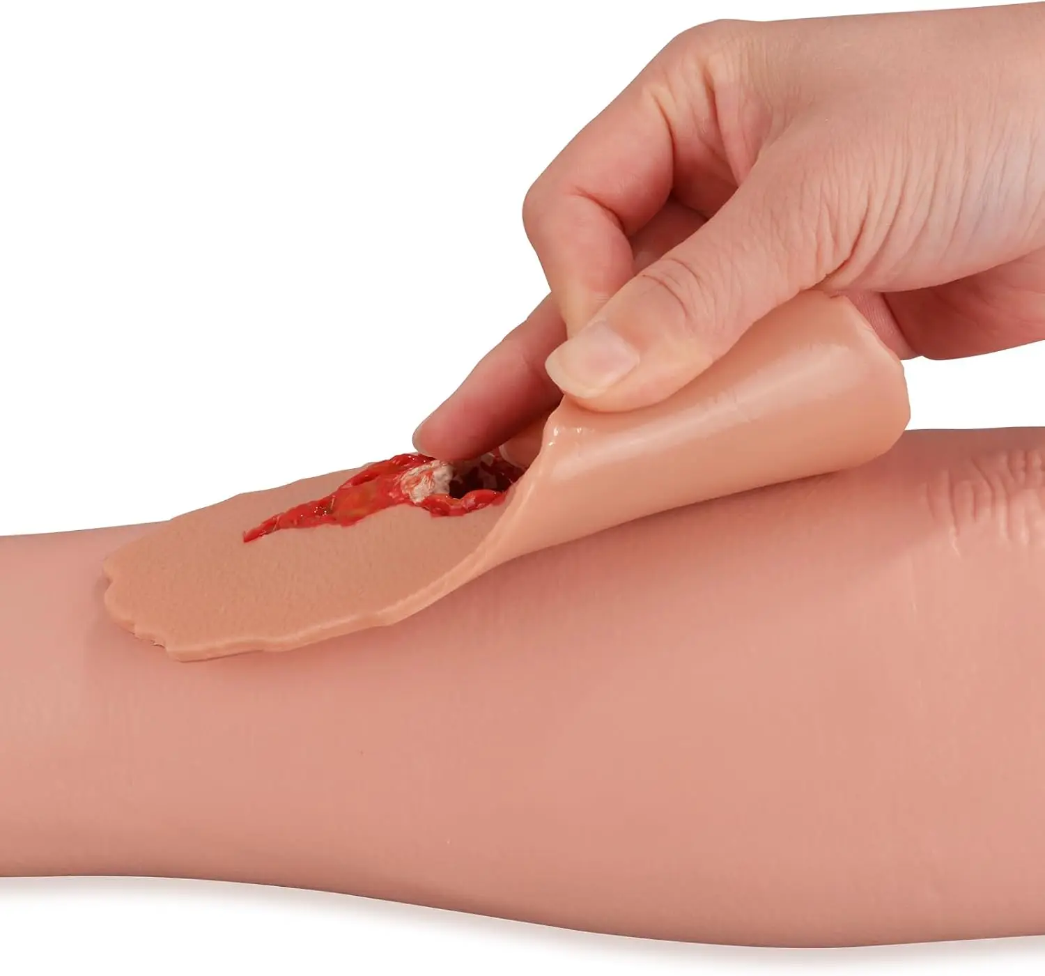 Adhesive Open Fracture Wound Model Wound Packing Dressing Train Fracture Fixation Practice for First Aid Medical Student Educate