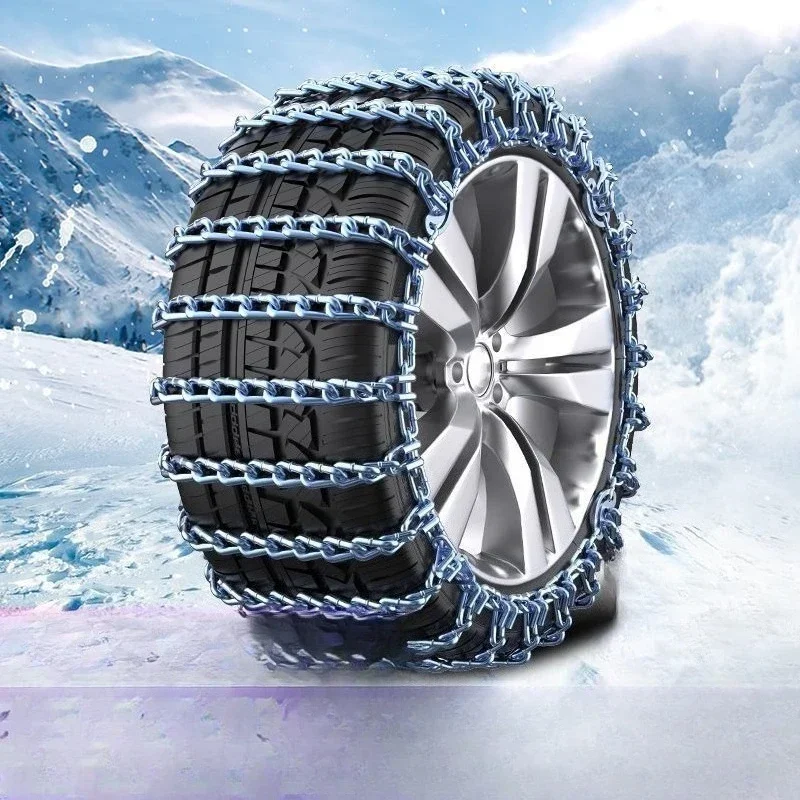 Car snow chain strip snow car universal fully enclosed iron chain winter new