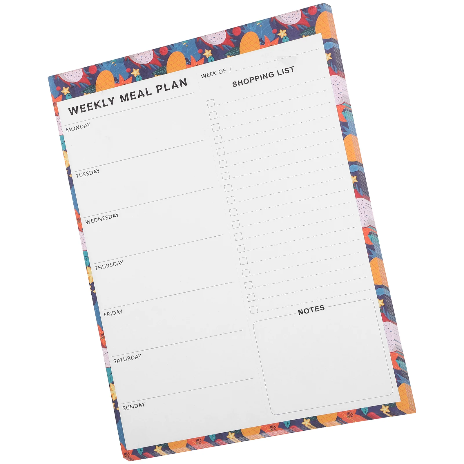 

60 Sheets Refrigerator Stickers Menu Planner and Grocery List Memo Pad Shopping Planners Other Book/book/volume Meal