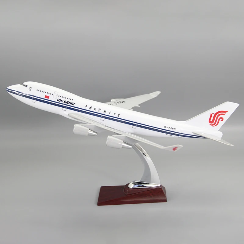 

Diecast Air China B747-400 Civil Aviation Resin Passenger Jet Model 1:144 Scale Toy Gift Collection Simulation Display