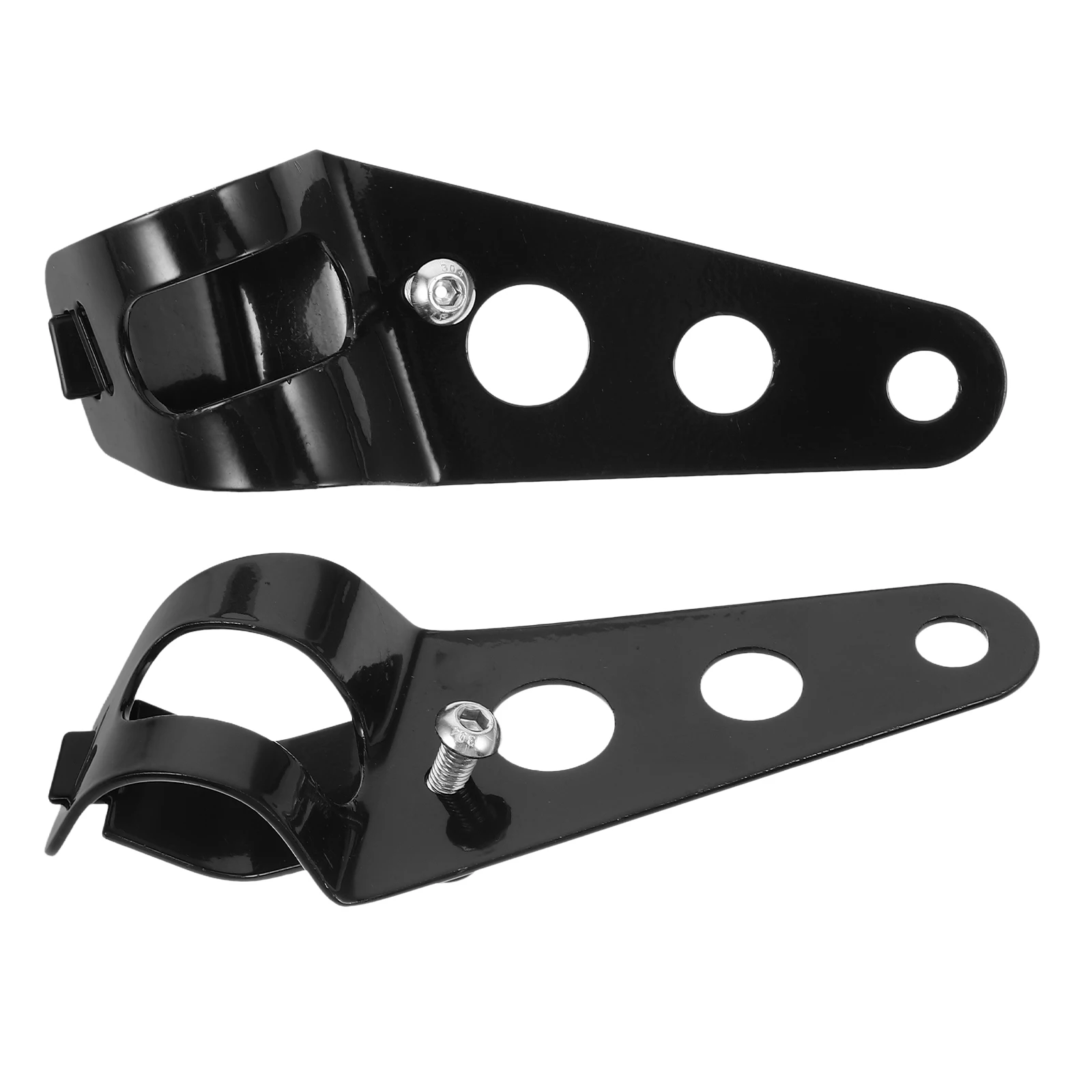 

2pcs Motorcycle Headlight Bracket Universal Mini Light Mounting Rack For Front Fork Lamp Accessory Durable Smooth Surface