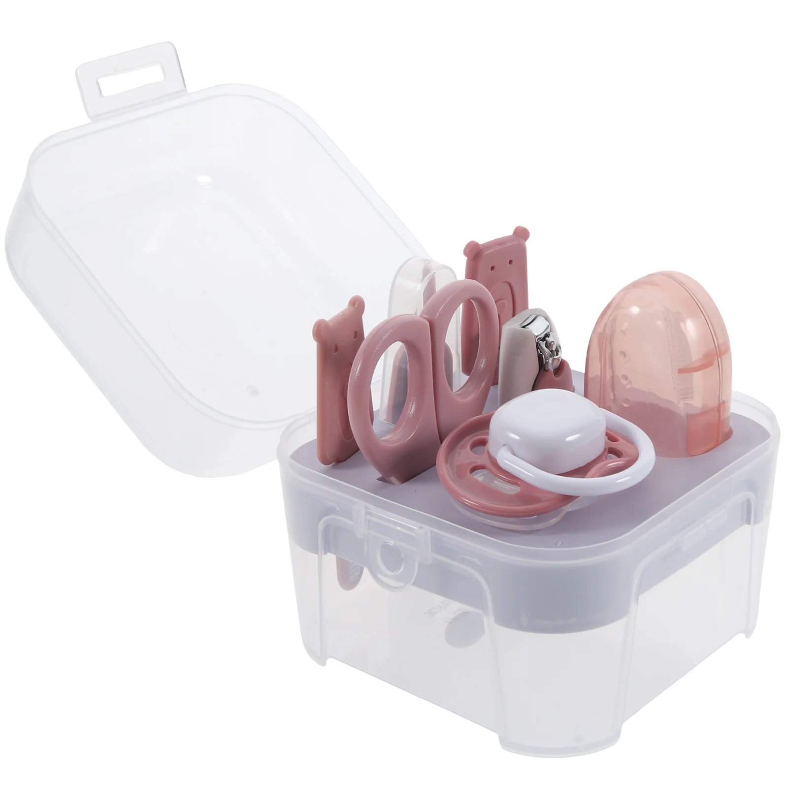 

Infant Nail Clippers Baby Scissors Newborn File Toddler Grooming Kit Safe Trimming Tools Storage Box Best Gift for Newborn