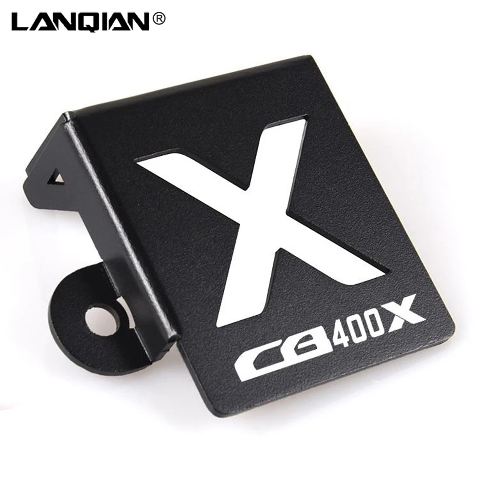 For Honda CB400F CB500F CB500X CB400X CBR500R 2019-2024 Motorcycle Rear Brake Pump Fluid Tank Oil Cup Reservoir Guard Cover