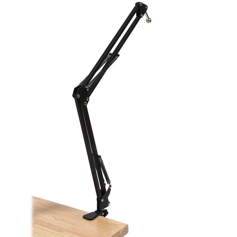 마이크 가위 암 스탠드, 높은 탁상 붐 마이크 서스펜션 마운트, 블루 예티 프로 USB 마이크 거치대, 75cm