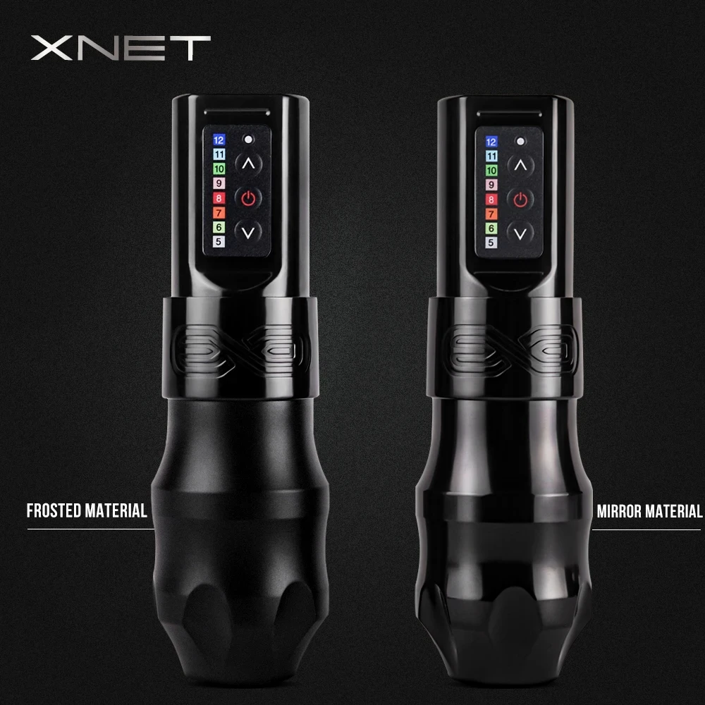 XNET EXO Professional Wireless Tattoo Machine Rotaty Pen Powerful Coreless Motor 4.0MM Stroke Capacity for Tattoo Artist