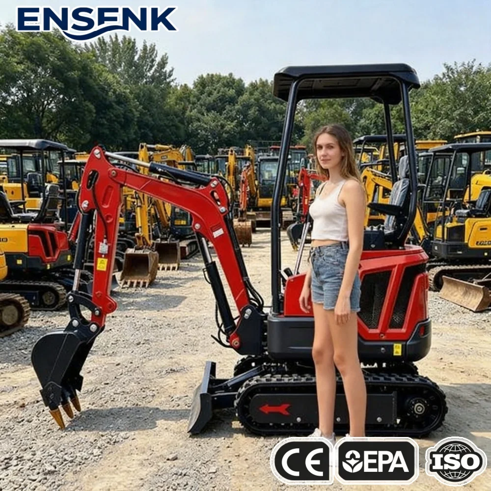 Mini Excavator For Customization  2.0Ton 2.5Ton Kubota Hydraulic Crawler Diggers Backhoe Agricultural Equipment Euro5