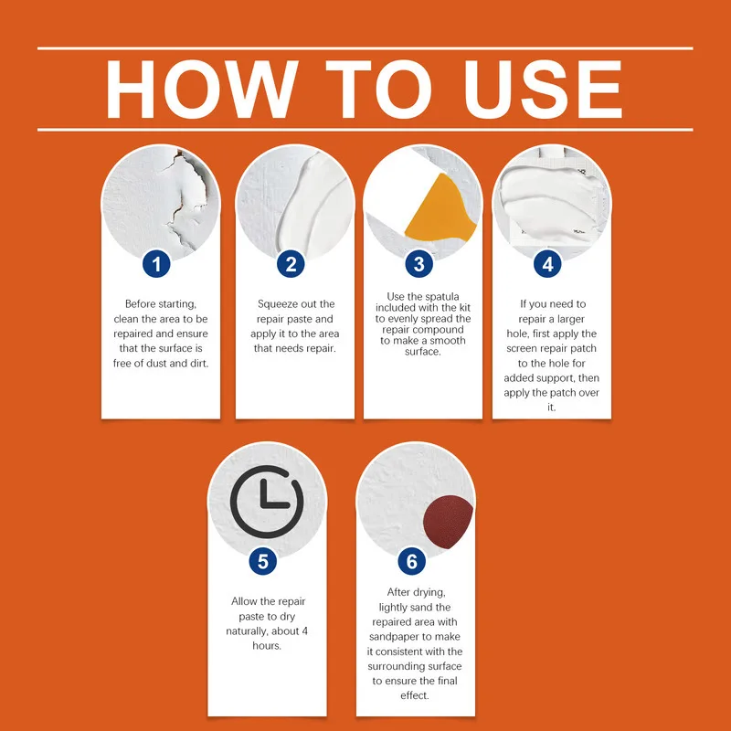 Набор для ремонта стен Jakehoe, фиксирует отверстия, пилинг трещин, отверстия для ногтей, профессиональный быстрый ремонт, восстановление красоты стен