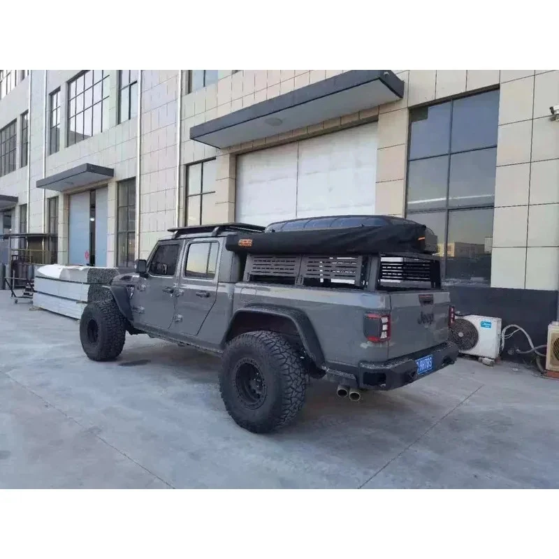 Universal Type Sport Bed Rack Pickup Trucks Steel Adjusted Anti-Roll Bar LED Light Peect Fit Every Pickups