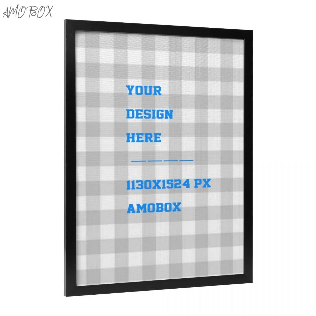 AMOBOX-Customized Black Frame Decorative Painting, Personalized Wall Art for Wall, Bedroom Decor, 12 in x 16 in