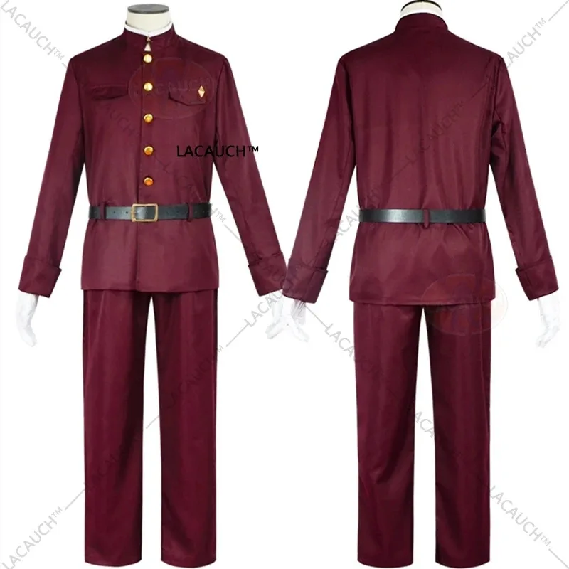 Anime Bungou Stray Dogs 4th Season Nikolai Gogol Cosplay Costume Saigiku Jouno Genichirou Fukuchi Teruko Okura Halloween Uniform view 5