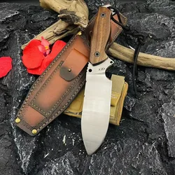 Multi-purpose Outdoor Thickened Straight Knife, EDC Fixed Blade, Military Tactical Knife, High-Density Self-Defense Knife,Gift