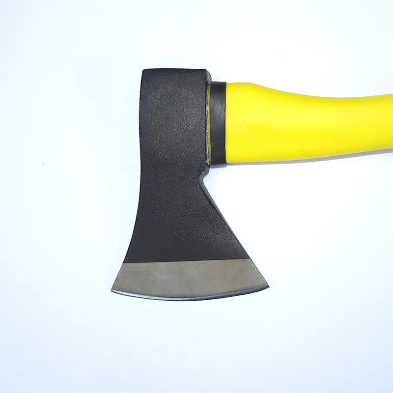 Logging and chopping axe, fiber handle, short handle, hand axe, heavy-duty axe, all steel forged, high-quality