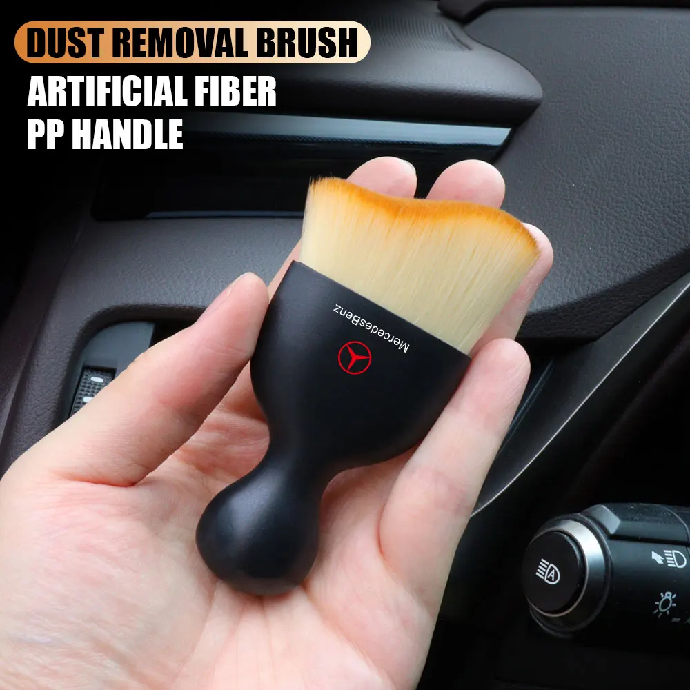 Car Cleaning Soft Brush Tool Dust Remover Accessories For Mercedes Benz A B C E M R G S Class Exclusive AMG W108 W124 W126 W140