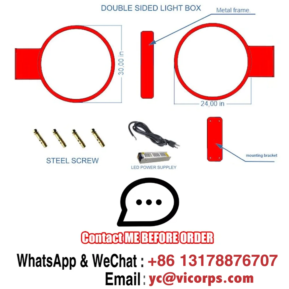 مخصص مصباح ليد مربع تسجيل مدخل الأعمال الاكريليك صندوق الضوء لافتات مضيئة لافتة في الهواء الطلق منزل متجر شعار رسائل علامات