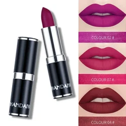 Matte Pink Velvet Lipstick Sexy Nude Red Brown Purple Lipgloss Gloss Velvety Lipstick Waterproof Makeup Long Lasting Lipstick