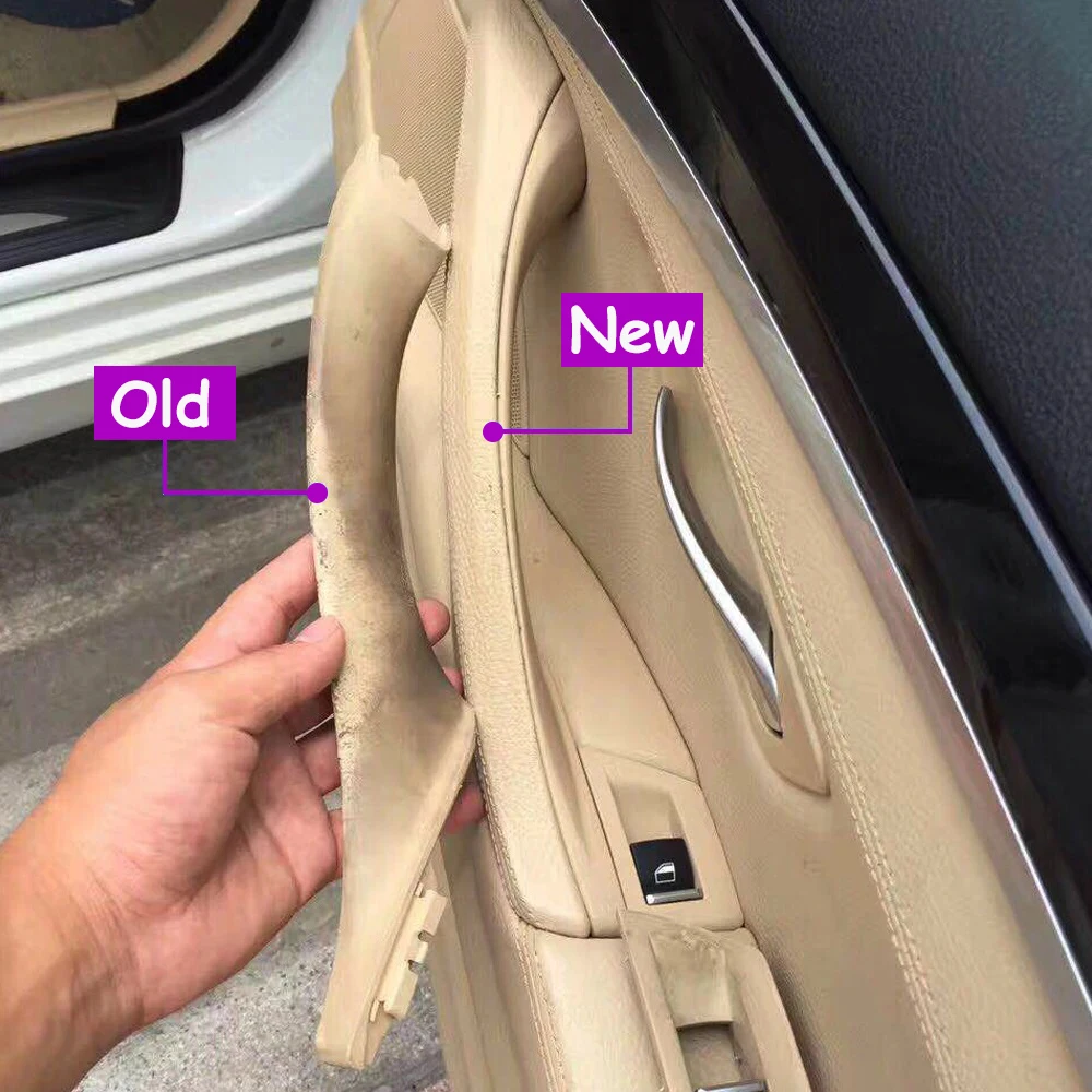 LHD RHD الداخلية اليسار اليمين باب الركاب داخل مقبض سحب غطاء لوحة الكسوة لسيارات BMW 5 Series F10 F11 F18 520i 523i 525i 528i