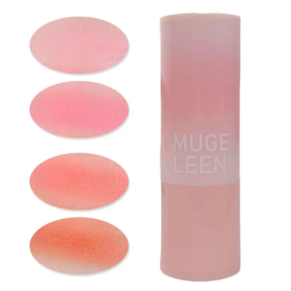 Double-End Blush Stick Zacht Gezicht Verhelderende Contouren Blusher Perzik Make-Up Wang Roze Tint Poeder Cosmetica Korean Shad G9s6