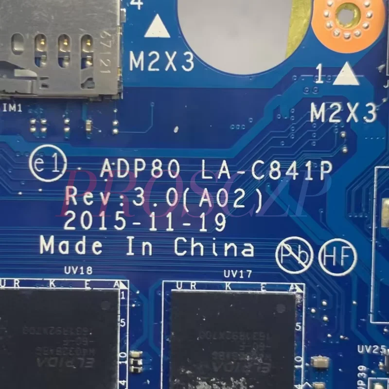 

LA-C841P For Dell Latitude 3510 E5570 Laptop Motherboard With I5/ I7/ E3-1505M V5 CPU+AMD GPU Notebook Mainboard 100% Tested OK