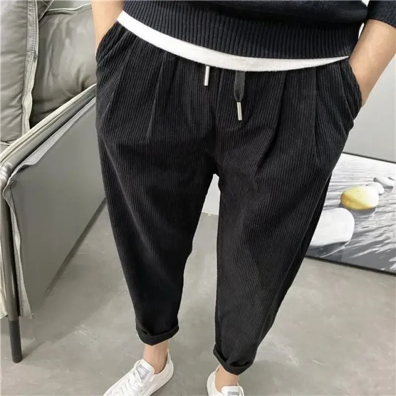 Autumn 2025 New Men's Loose Casual Pants Pants Fashion Men's Sports Pants Trendy Men's Sweatpants